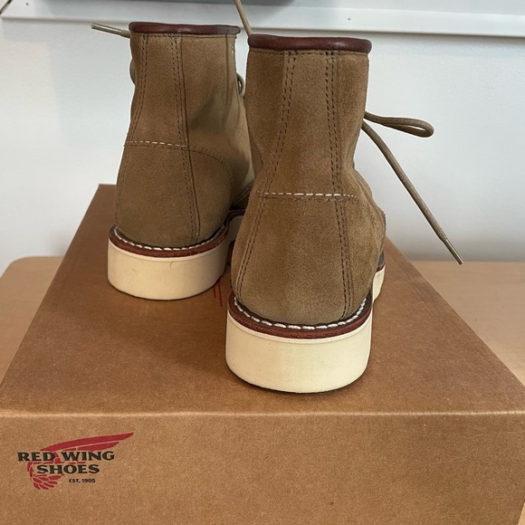 Factory Second Red Wing Classic Moc in Olive - Picture 7 of 9